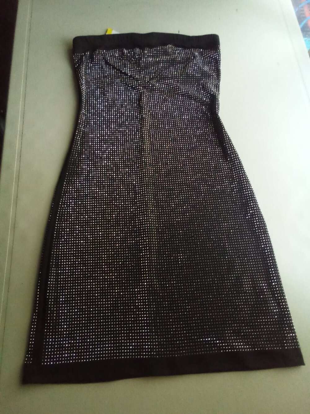 Sparkling strapless stretch dress new never worn